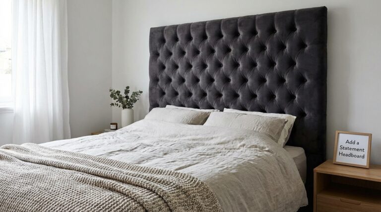 Add a Statement Headboard