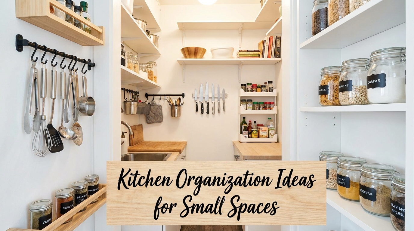 Kitchen Organization Ideas Small Spaces