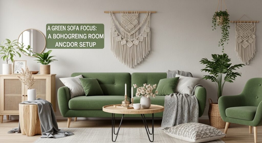 Layered Green Decor