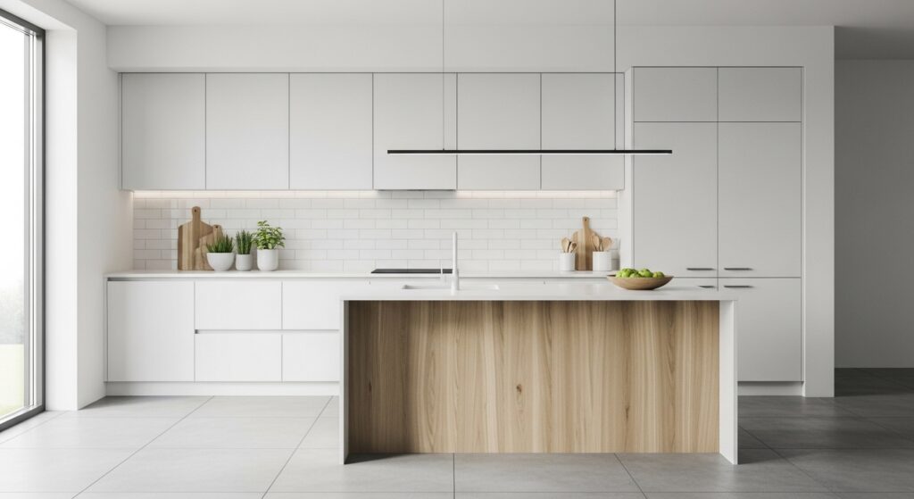 Modern White Kitchen Design