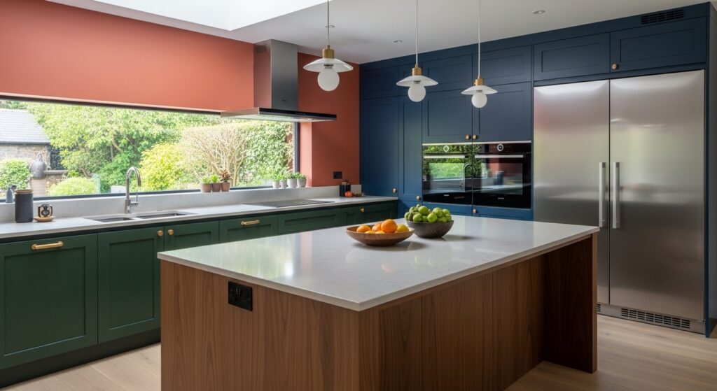 Rich Color Combination Kitchen