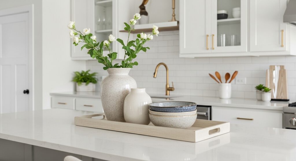 Elegant Bar Counter Styling