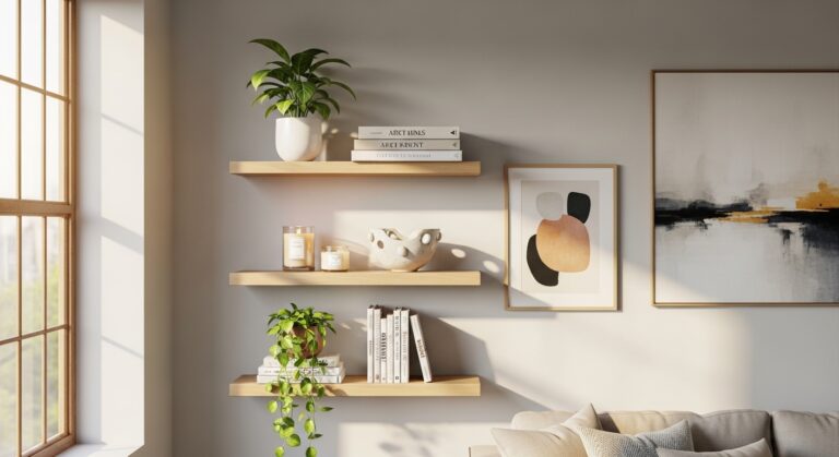 Add Floating Shelves