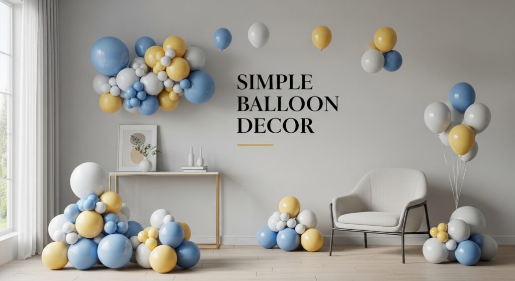 Simple Balloon Decor