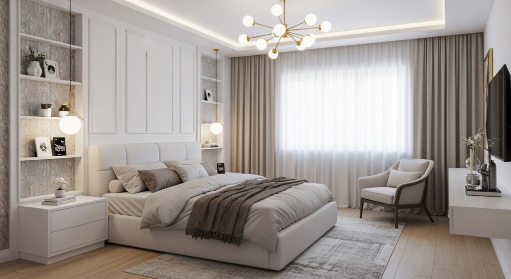 Design a Bedroom in White for a Clean Look