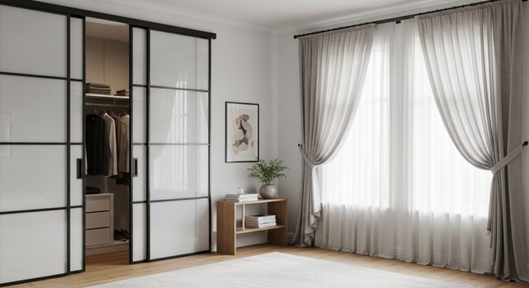 Sliding Doors or Curtains
