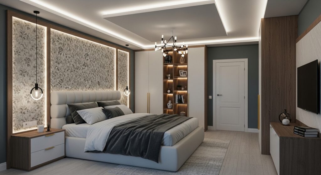 Drop Ceiling Bedroom Concept
