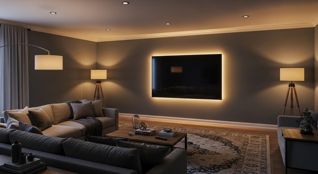 TV room lighting