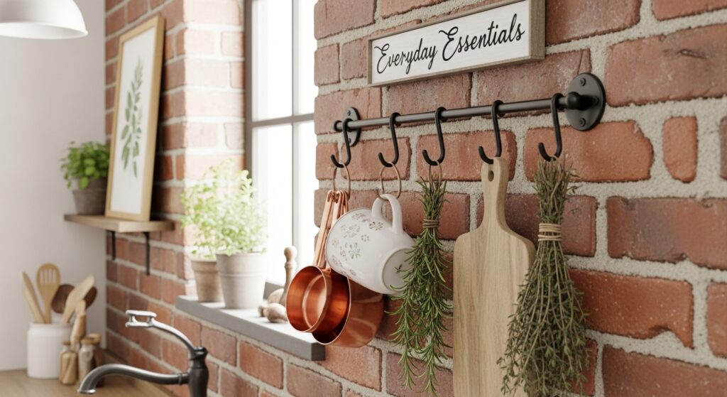 Kitchen wall hooks