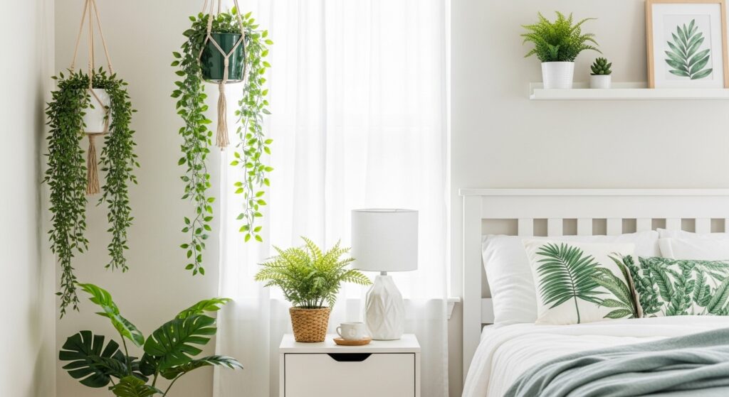 Greenery Room Decor for a Fresh Nature Bedroom 