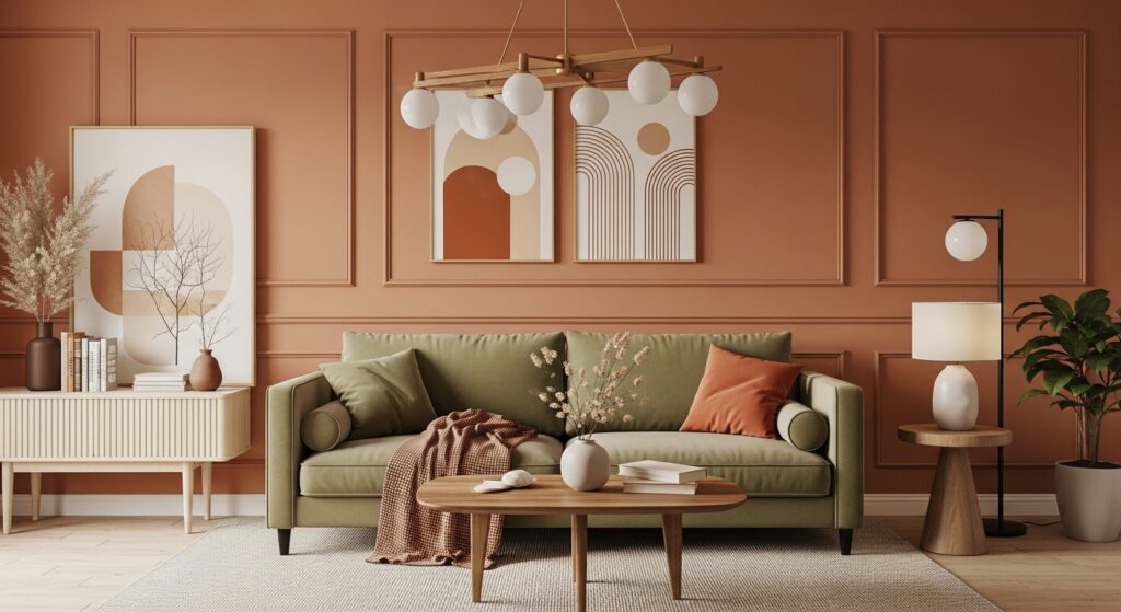 earth tone apartment aesthetic