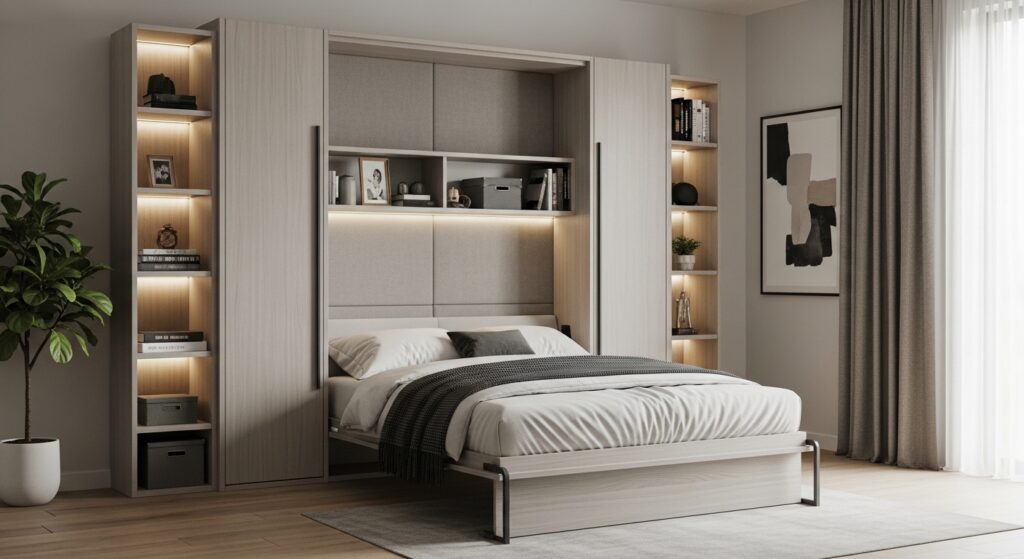 Full Wall Bed Design