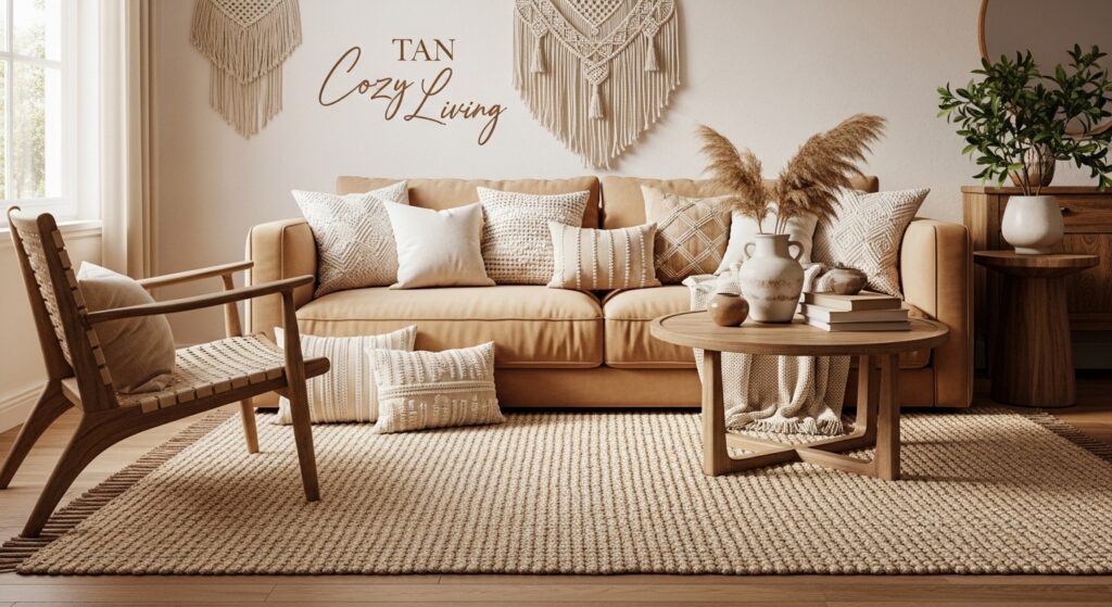Tan Cozy Living