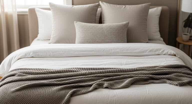 Bedding Minimal Yet Cozy