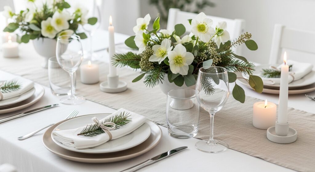 Minimal white table