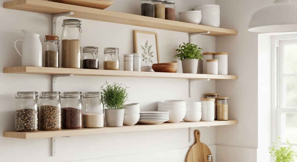 Open Shelf Styling