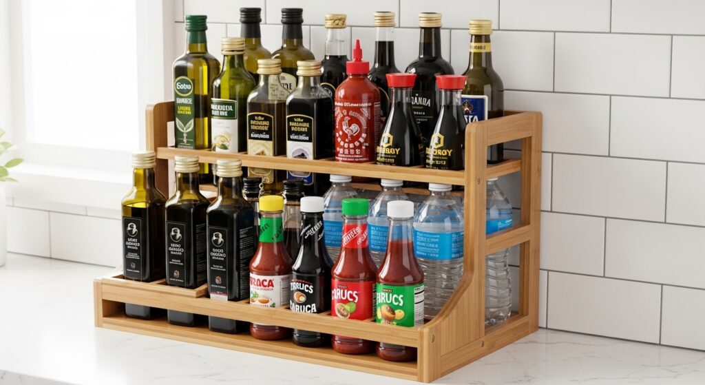Kitchen Bottle Storage
