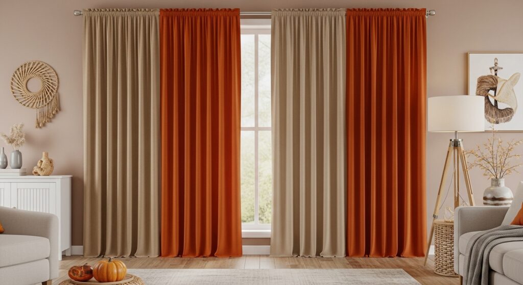 Warm Curtain Style