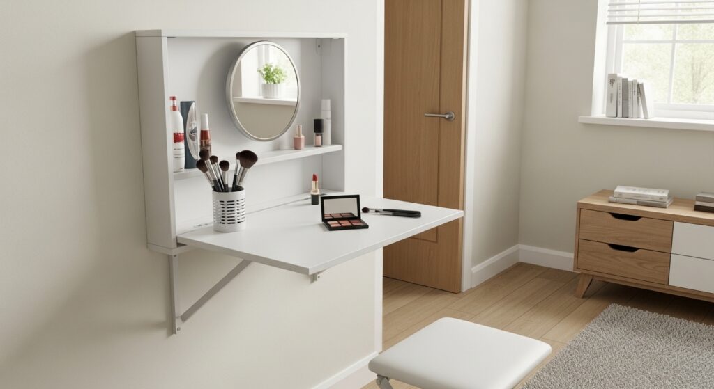 Foldable Dressing Table Setup