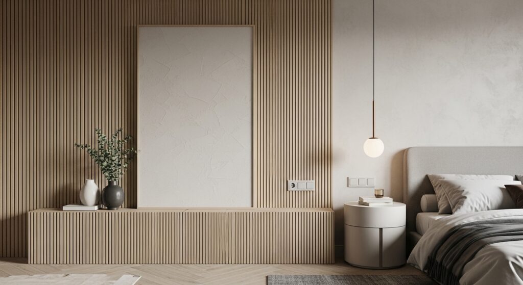 Bold with Textured Walls for Bedroom
