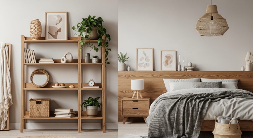 Nature-Inspired Cozy Bedroom