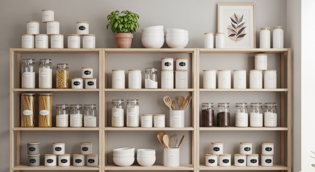 Aesthetic Kitchen Storage