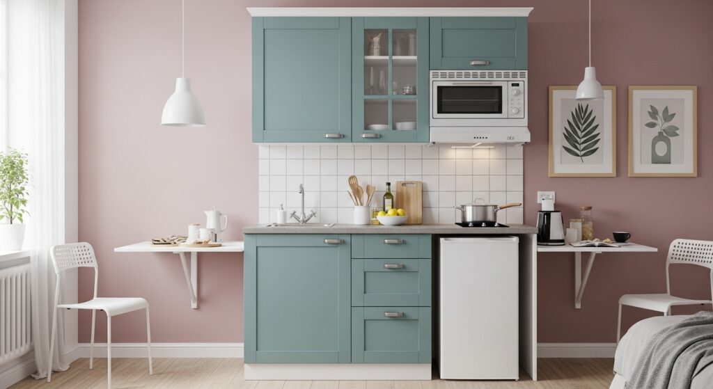 Tiny Kitchenette Setup