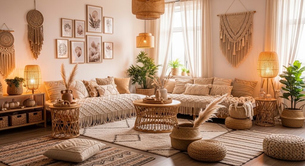 Use Boho Decor for Warmth