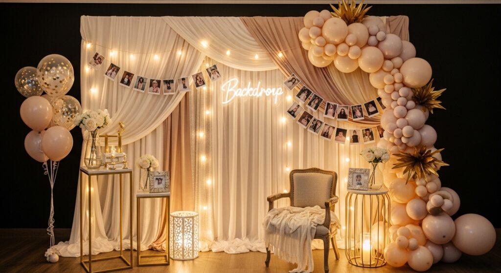 Birthday Backdrop Wall
