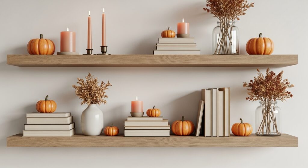 Autumn Shelf Styling