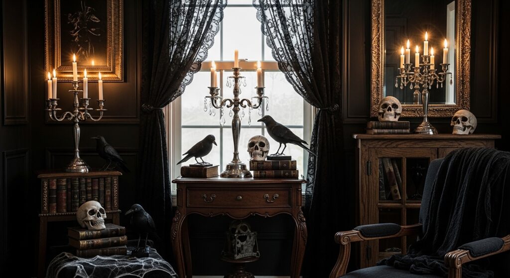Gothic Halloween Corner