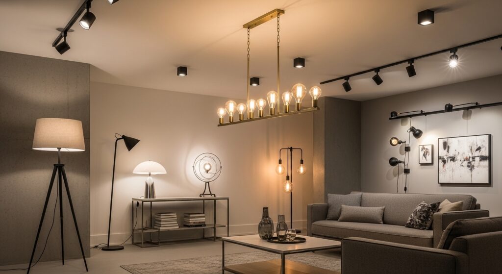 Contemporary lighting mix
