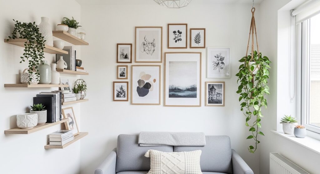 Vertical with Wall Decor