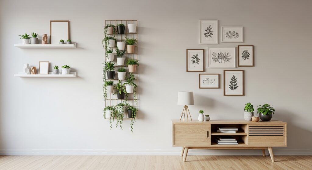 Vertical Wall Styling Idea