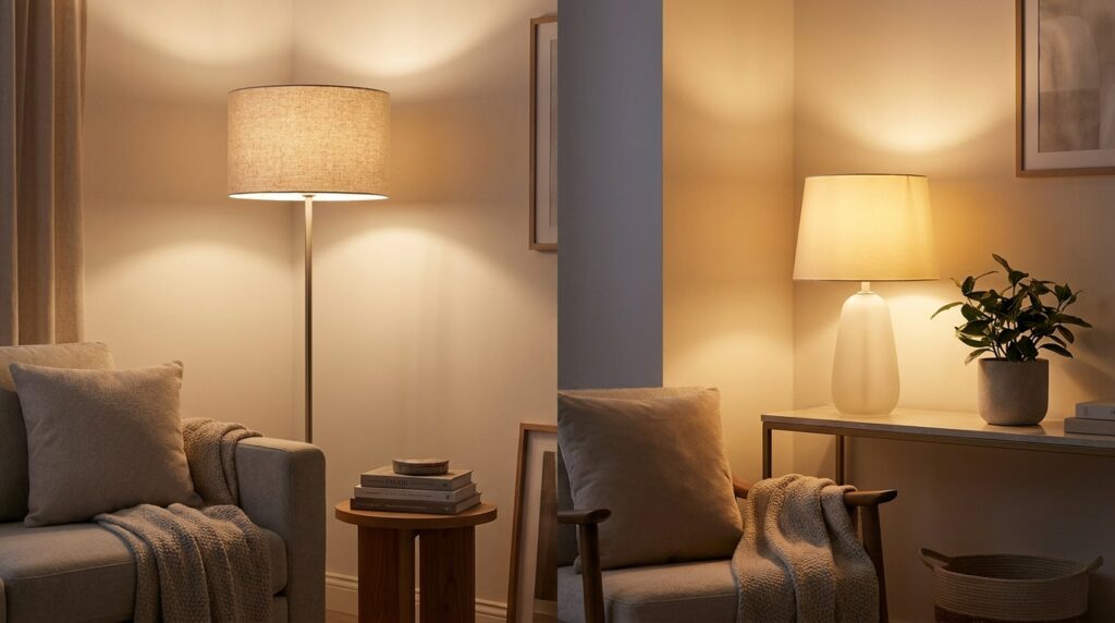 Cozy Lamp Setup