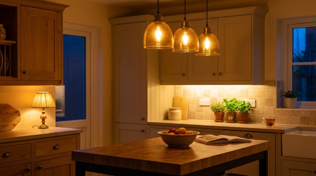 Soft Kitchen Glow