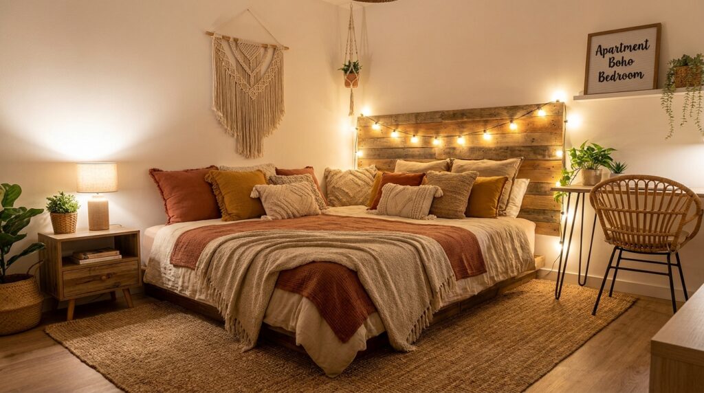 Apartment Boho Bedroom