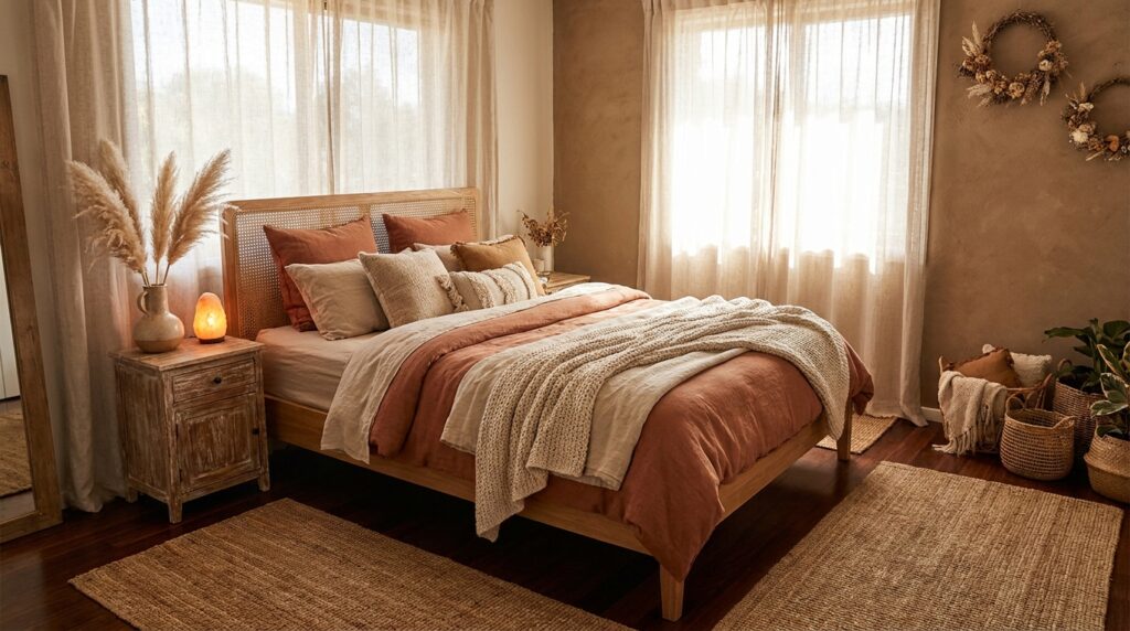 Earth Tone Boho Room