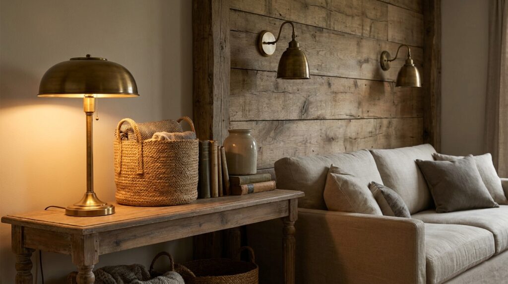 Rustic Brass Charm