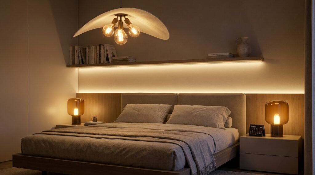 Warm Bedroom Lighting