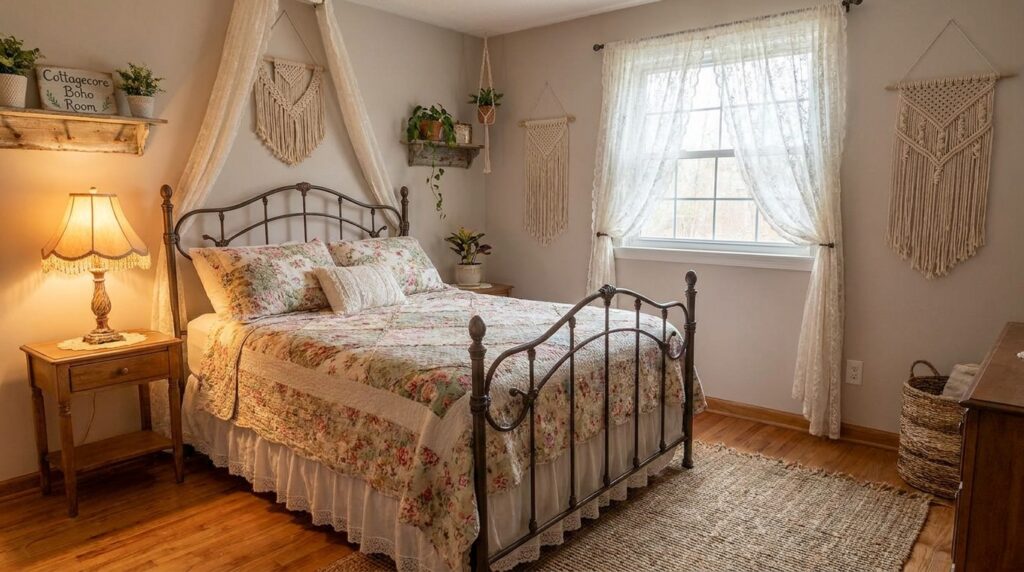 Cottagecore Boho Room