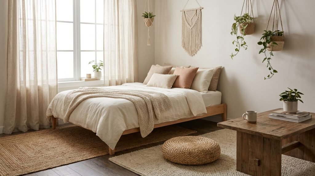 Neutral Boho Apartment