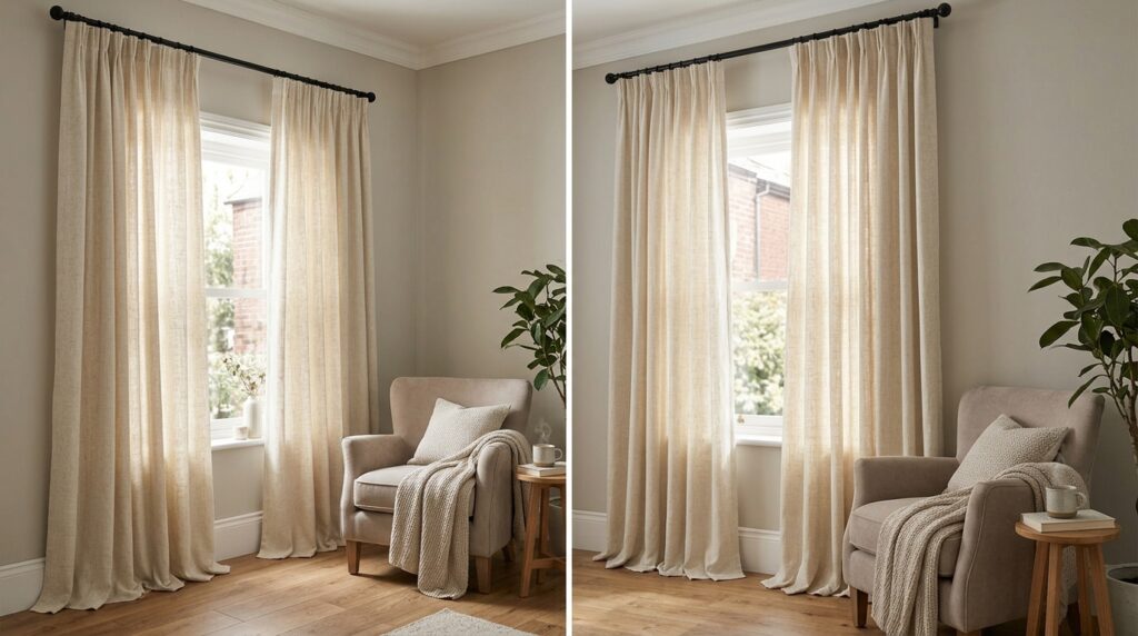 Soft Curtain Styling