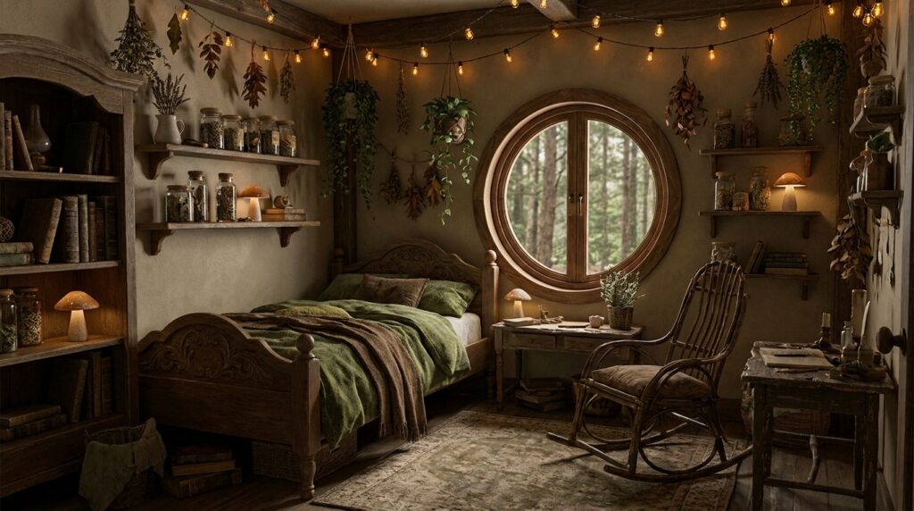 Cozy Fantasy-Like Bedroom