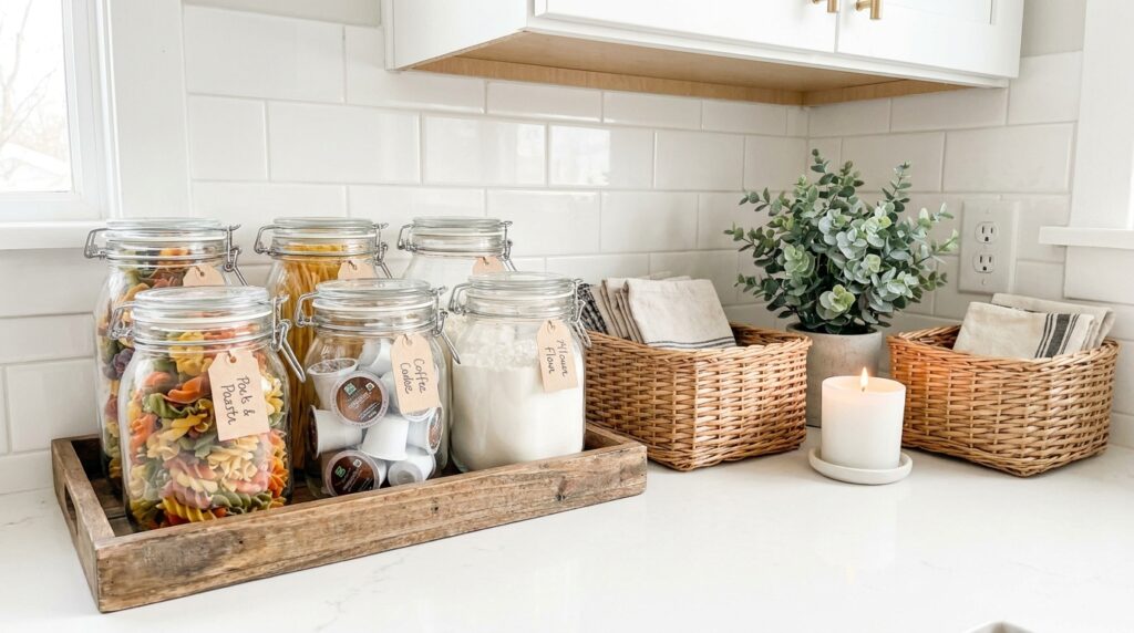 Kitchen Counter Styling