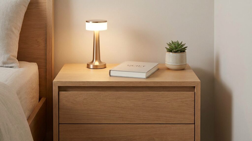 Clean nightstand