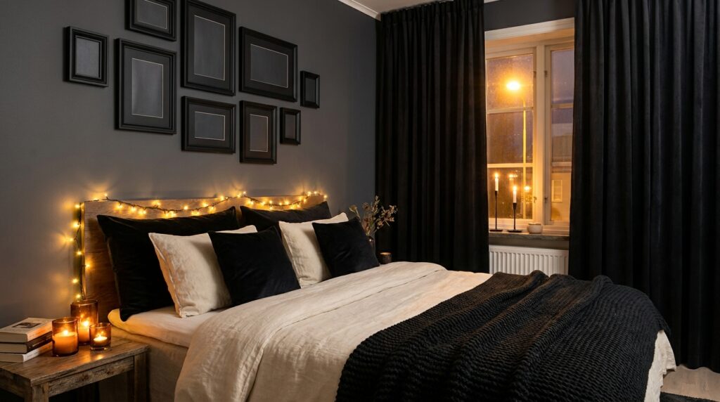 Black Cozy Decor