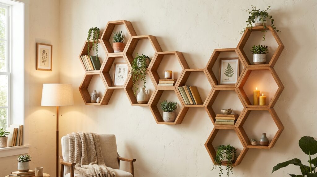 Honeycomb Shelves