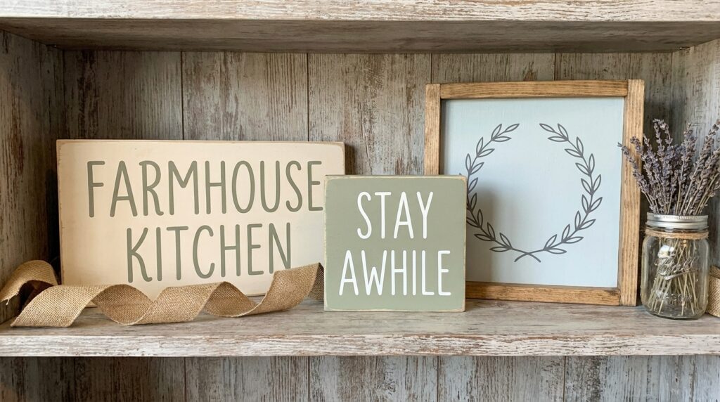 Rustic Wood Sign