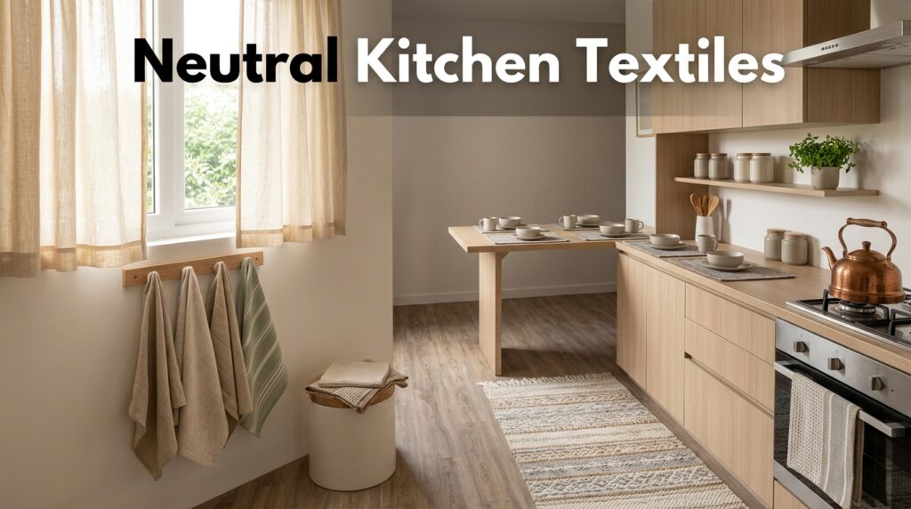 Neutral Kitchen Textiles